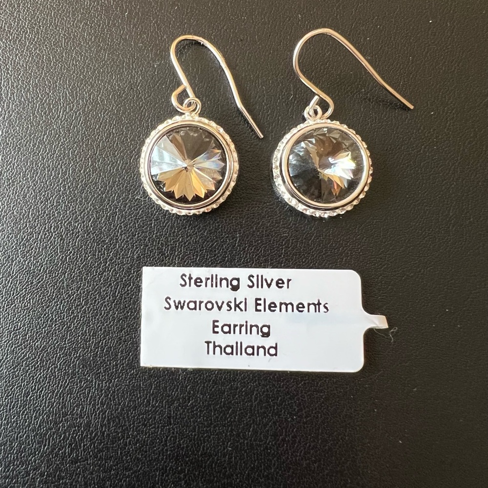 Sterling Silver Swarovski Elements Earrings